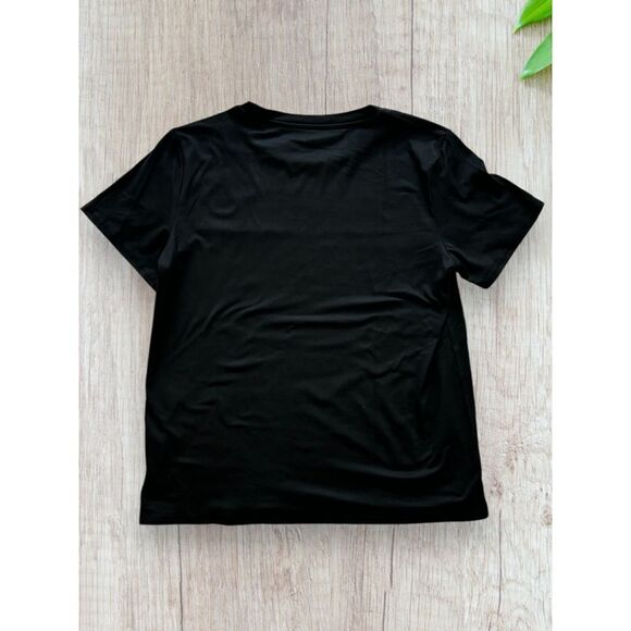 Shein Women’s Medium “Thou Shall Not Try Me” Black Short Sleeve T-shirt • BNIB - Picture 2 of 10